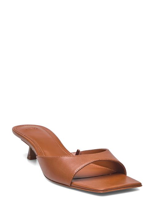 Mango Heel Non-Structured Sandals Mango Brown