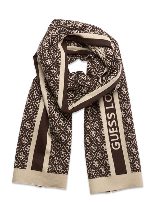 GUESS Jeans Sevyn 4G Logo Scarf Swtr GUESS Jeans Brown