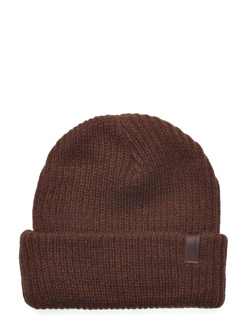 Se Brixton Marled Chunky Beanie Brixton Brown ved Booztlet