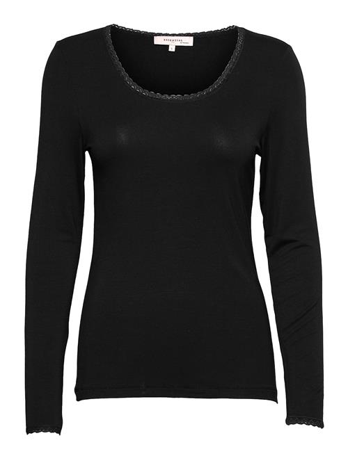 Se Noa Noa Long Sleeve T-Shirt Noa Noa Black ved Booztlet