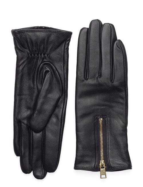 Se DEPECHE Gloves With Zipper DEPECHE Black ved Booztlet