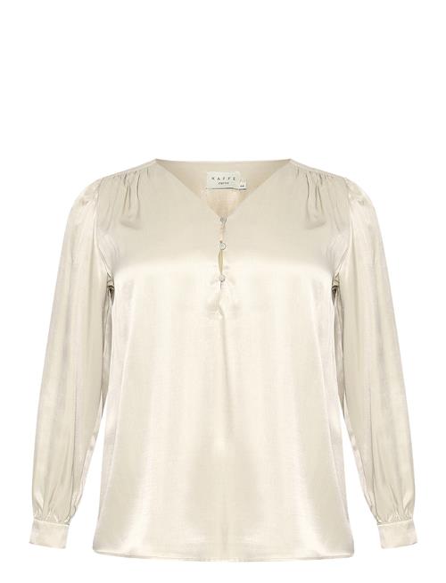 Kaffe Curve Kclaurie Blouse Kaffe Curve Beige