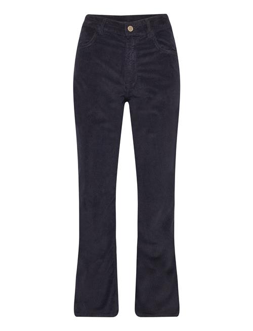 Se GANT Cord Cropped Flare Jeans GANT Navy ved Booztlet