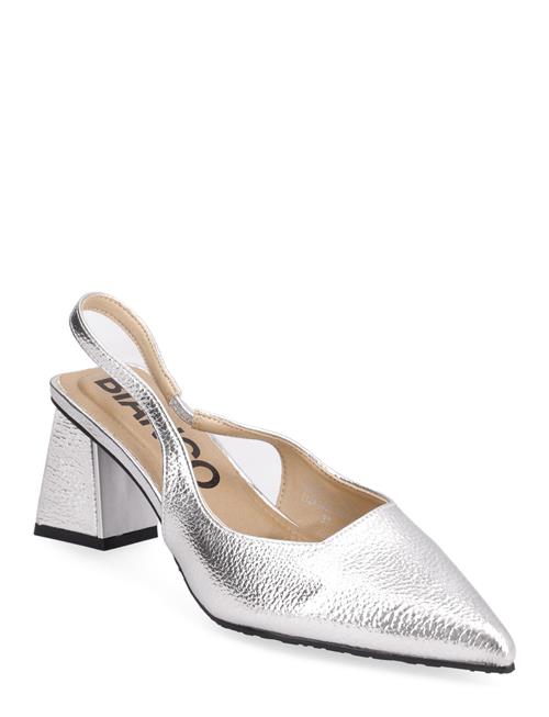 Bianco Biamaralyn Slingback Metallic Bianco Silver