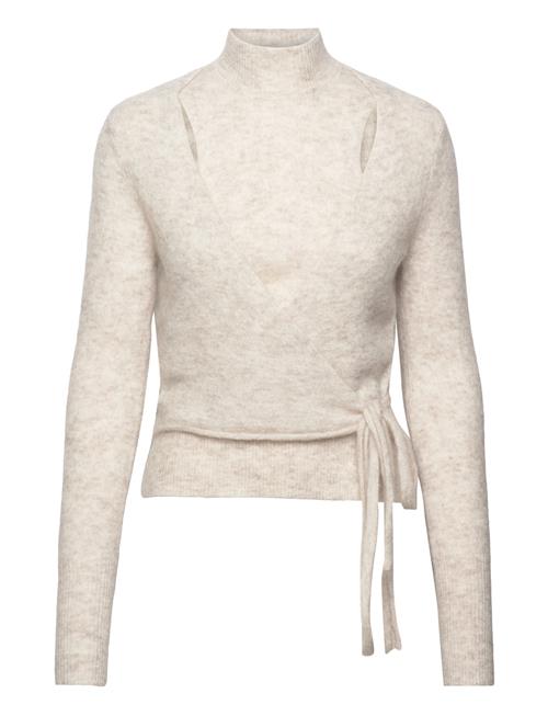 Brookline Knit Wrap T-Neck Second Female Beige