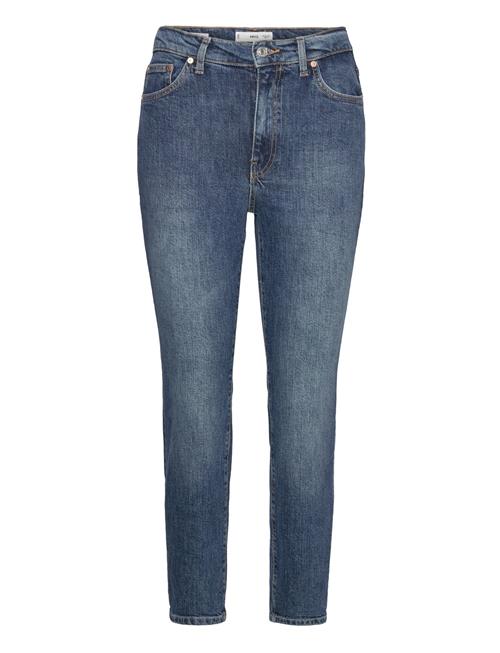 Mango Claudia Slim-Fit Cropped Jeans Mango Blue