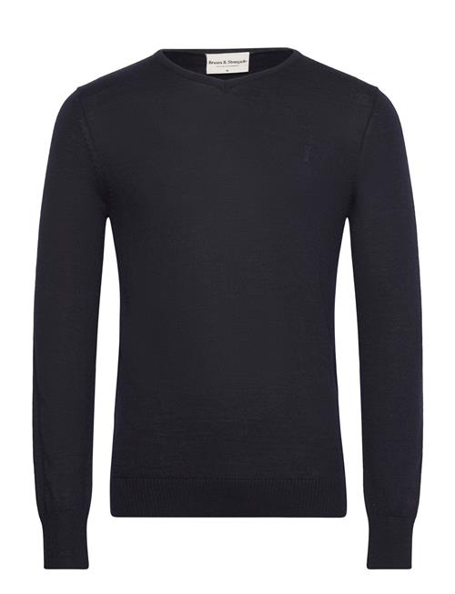 Se Bruun & Stengade Bs Uranus Regular Fit Knitwear Bruun & Stengade Navy ved Booztlet