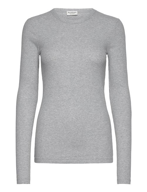 Se Bruun & Stengade Bs Academia Regular Fit Top Bruun & Stengade Grey ved Booztlet