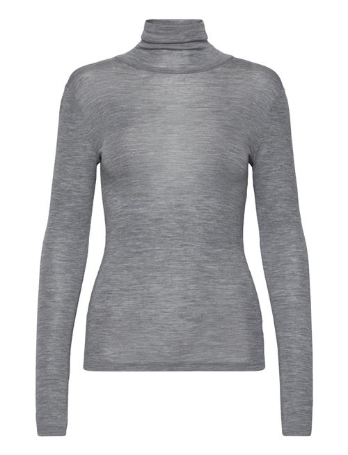 Minus Mscally Roll Neck Long Sleeve Top Minus Grey