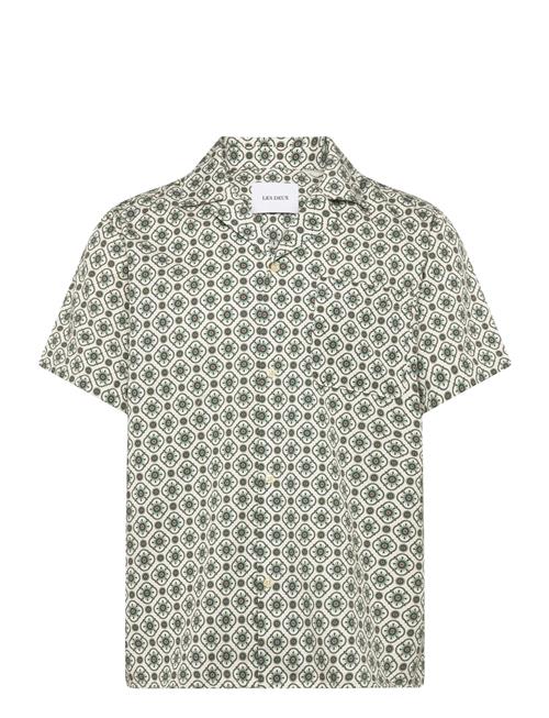 Les Deux Tapestry Ss Shirt Les Deux Green