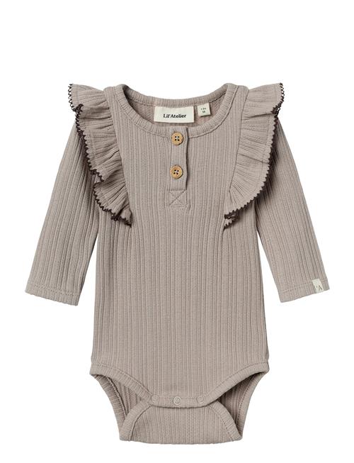 Lil'Atelier Nbfnara Ls Slim Body Lil Lil'Atelier Brown