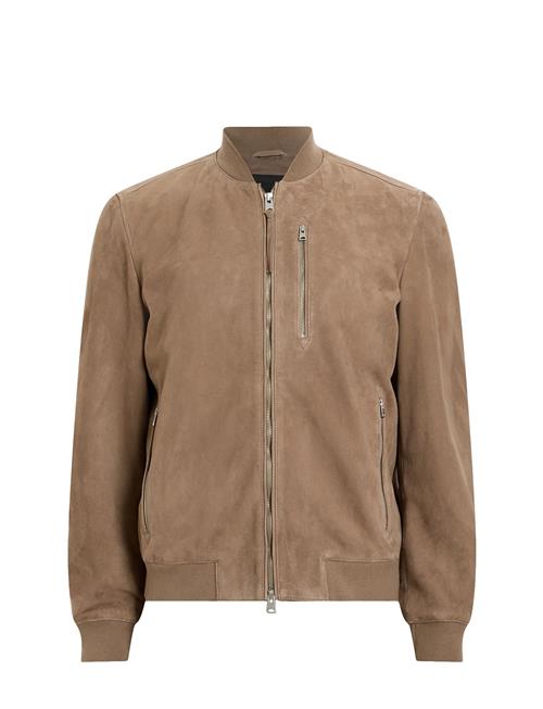 AllSaints Kemble Suede Bomber AllSaints Brown