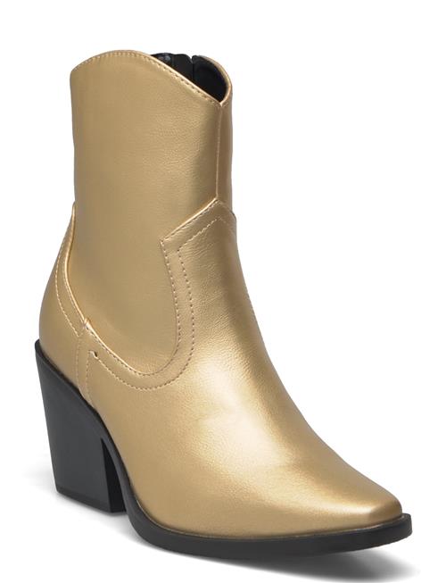 ONLY Onlbrooke-1 Pu Heeled Boot ONLY Gold