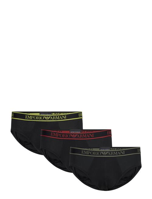 Emporio Armani Men's Knit 3-Pack Brief Emporio Armani Black