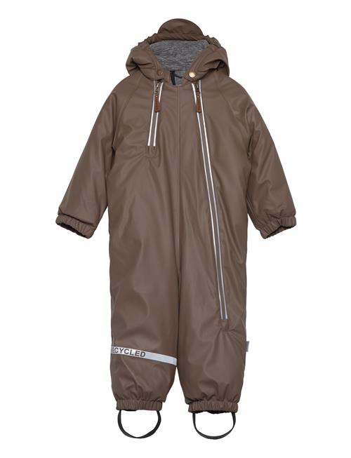 Pu Snow Suit 2 Zip Recycled Mikk-line Brown