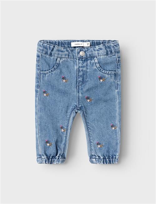 name it Nbfrose Shaped Emb Jeans 5321-By O Name It Blue