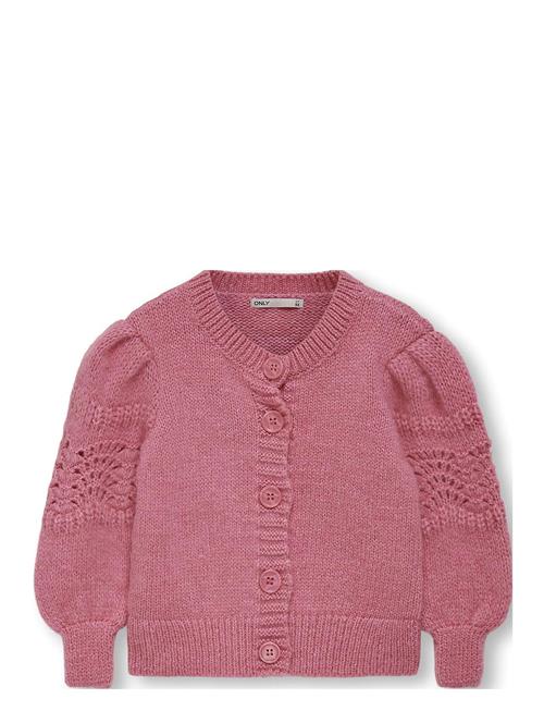 Kids Only Kmgkaren Ls O-Neck Cardigan Knt Kids Only Pink