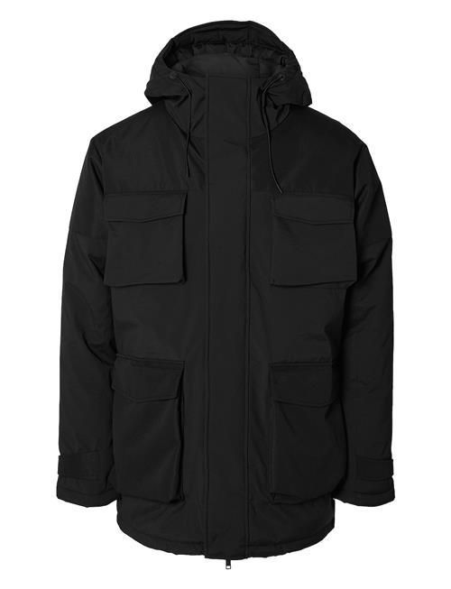 Selected Homme Slhron Parka Selected Homme Black