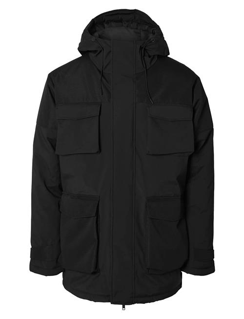Slhron Parka Selected Black