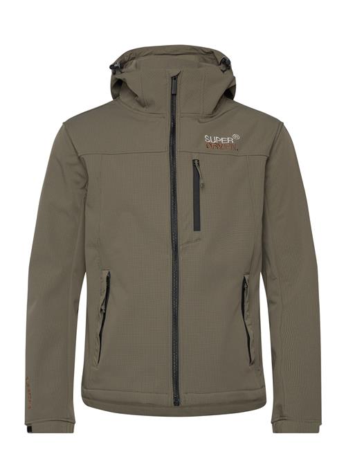 Superdry Sport Hood Ripstop Softshell Trekker Superdry Sport Khaki