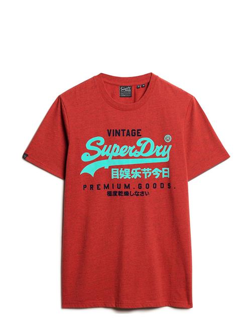 Duo Vintage Logo T Shirt Superdry Red