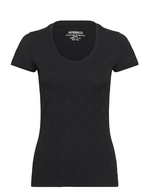 GUESS Jeans Cn Ss Embellish G Logo Tee GUESS Jeans Black