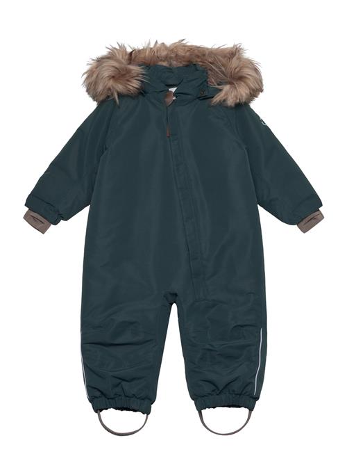 Baby Snowsuit W. Fake Fur En Fant Blue