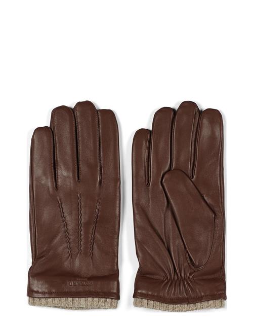 Se Howard London Leather Gloves Ted Howard London Brown ved Booztlet