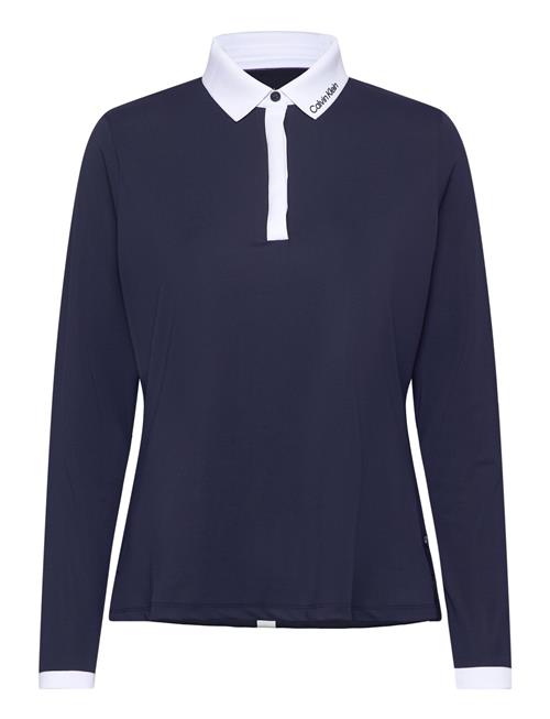 Se Calvin Klein Golf Whitney Long Sleeve Polo Calvin Klein Golf Navy ved Booztlet