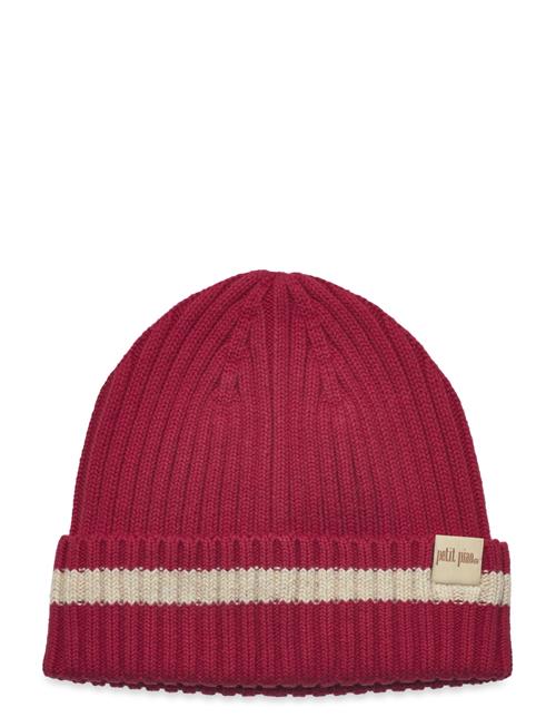 Se Petit Piao Knit Hat Petit Piao Red ved Booztlet