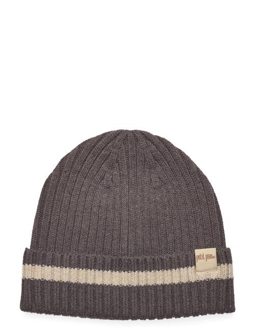 Se Petit Piao Knit Hat Petit Piao Brown ved Booztlet