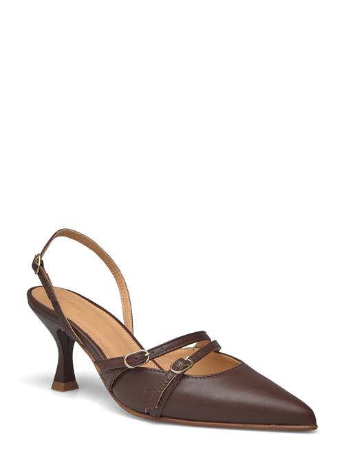 Se ALOHAS Joelle Brown Leather Pumps ALOHAS Brown ved Booztlet