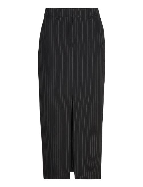 Bubbleroom Edith Slit Tailored Skirt Bubbleroom Black