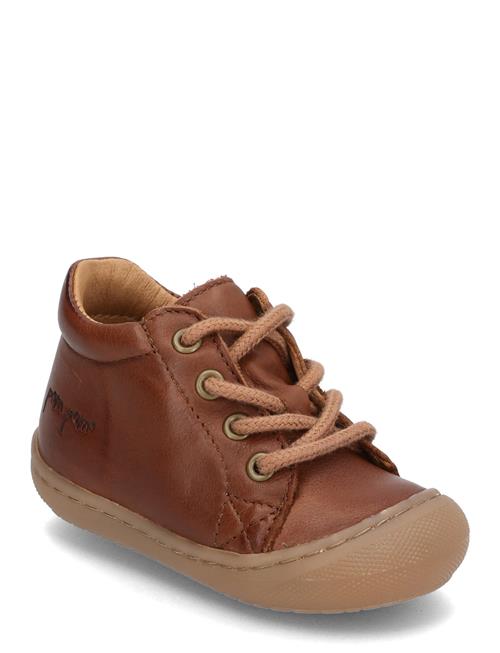 Se Pom Pom First™ Sport Lace Shoe Pom Pom Brown ved Booztlet