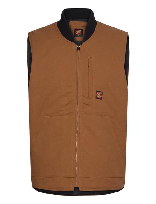 Santa Cruz Classic Label Vest Santa Cruz Brown