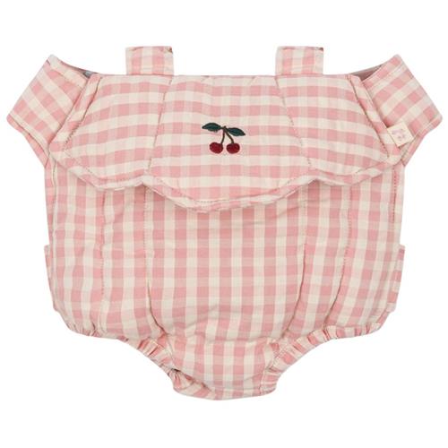 Se Konges Sløjd Dukkebærer Powder Pink Check | Lyserød | 01 ved Babyshop