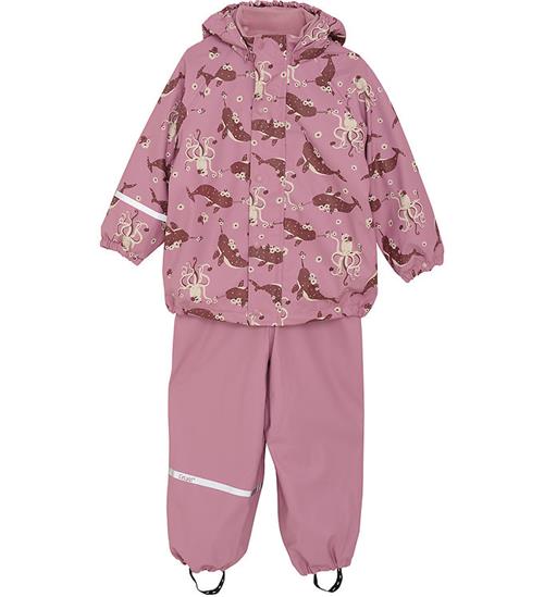 Se CeLaVi CeLaVi Regntøj m. Fleece - Foxglove ved KidsWorld