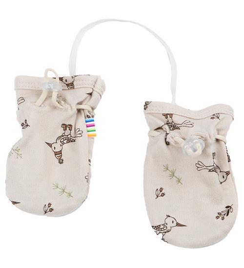 Se Joha Luffer - Bambus - Beige m. Fugle ved KidsWorld