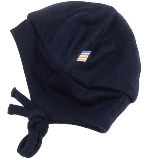 Se Joha Babyhjelm - Uld - 2-lags - Navy ved KidsWorld