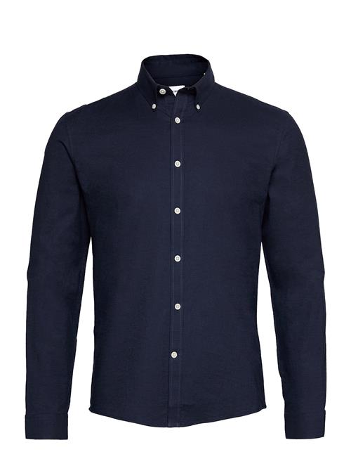 Yarn Dyed Oxford Superflex Shirt Lindbergh Navy