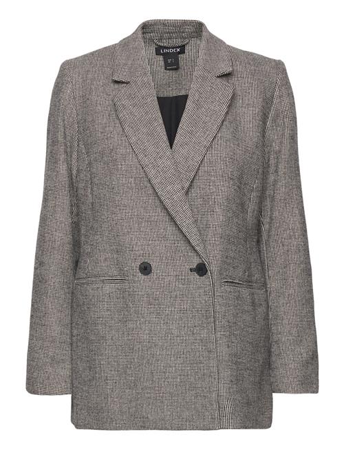 Se Lindex Blazer Mia Tweed Lindex Grey ved Booztlet