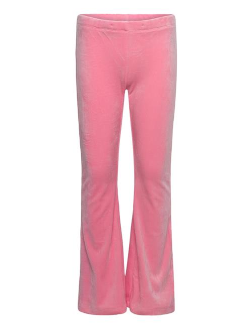 Lindex Leggings Flare Velour Lindex Pink