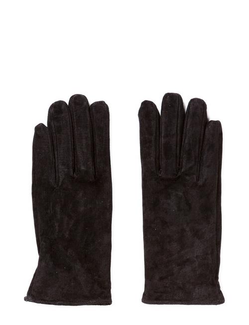 Se Pieces Pccomet Suede Gloves Pieces Black ved Booztlet