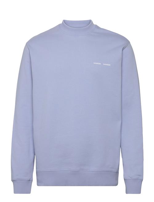 Se Samsøe Samsøe Norsbro Crew Neck 11720 Samsøe Samsøe Blue ved Booztlet