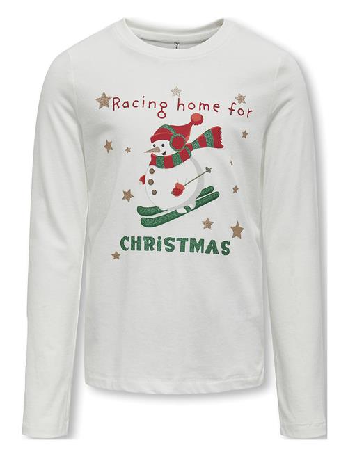 Kids Only Kogxmas Life Yrsa Life Reg L/S Top Jrs Kids Only White