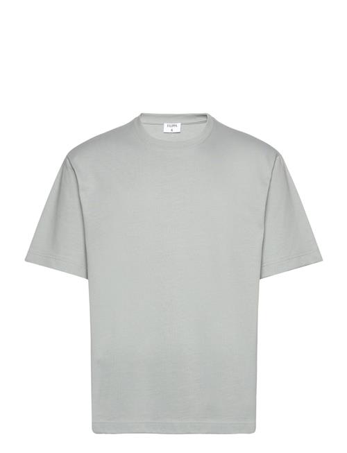 Se Filippa K Heavy Crewneck Tee Filippa K Grey ved Booztlet