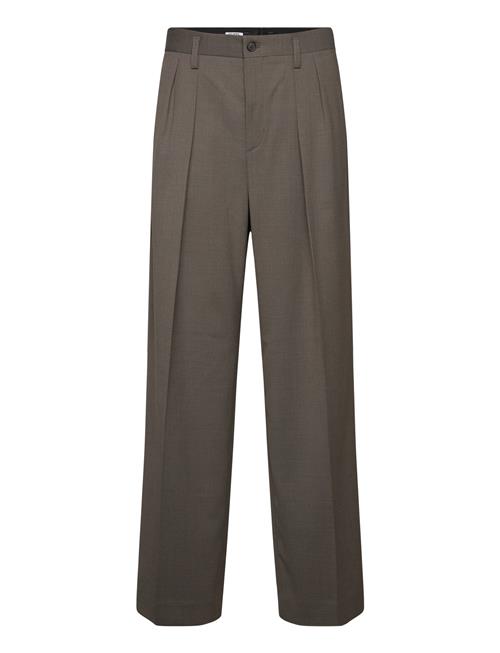 Se Filippa K Wide Wool Trousers Filippa K Brown ved Booztlet