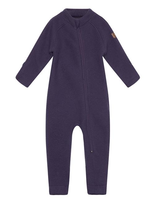 Se mikk-line Wool Baby Suit Mikk-line Purple ved Booztlet