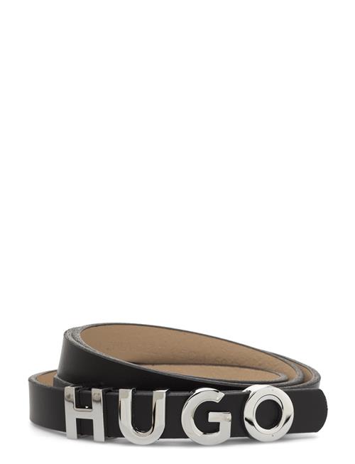 Se HUGO Zula Belt 1,5Cm HUGO Black ved Booztlet