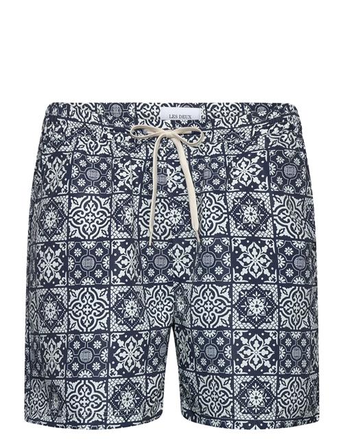 Les Deux Stan Aop Swim Shorts 2.0 Les Deux Navy